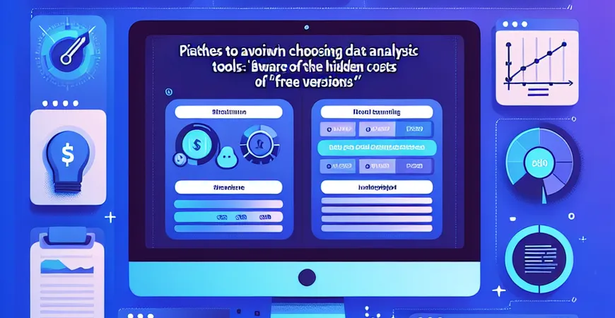 数据分析工具的选型避坑：警惕 “免费版” 隐藏成本